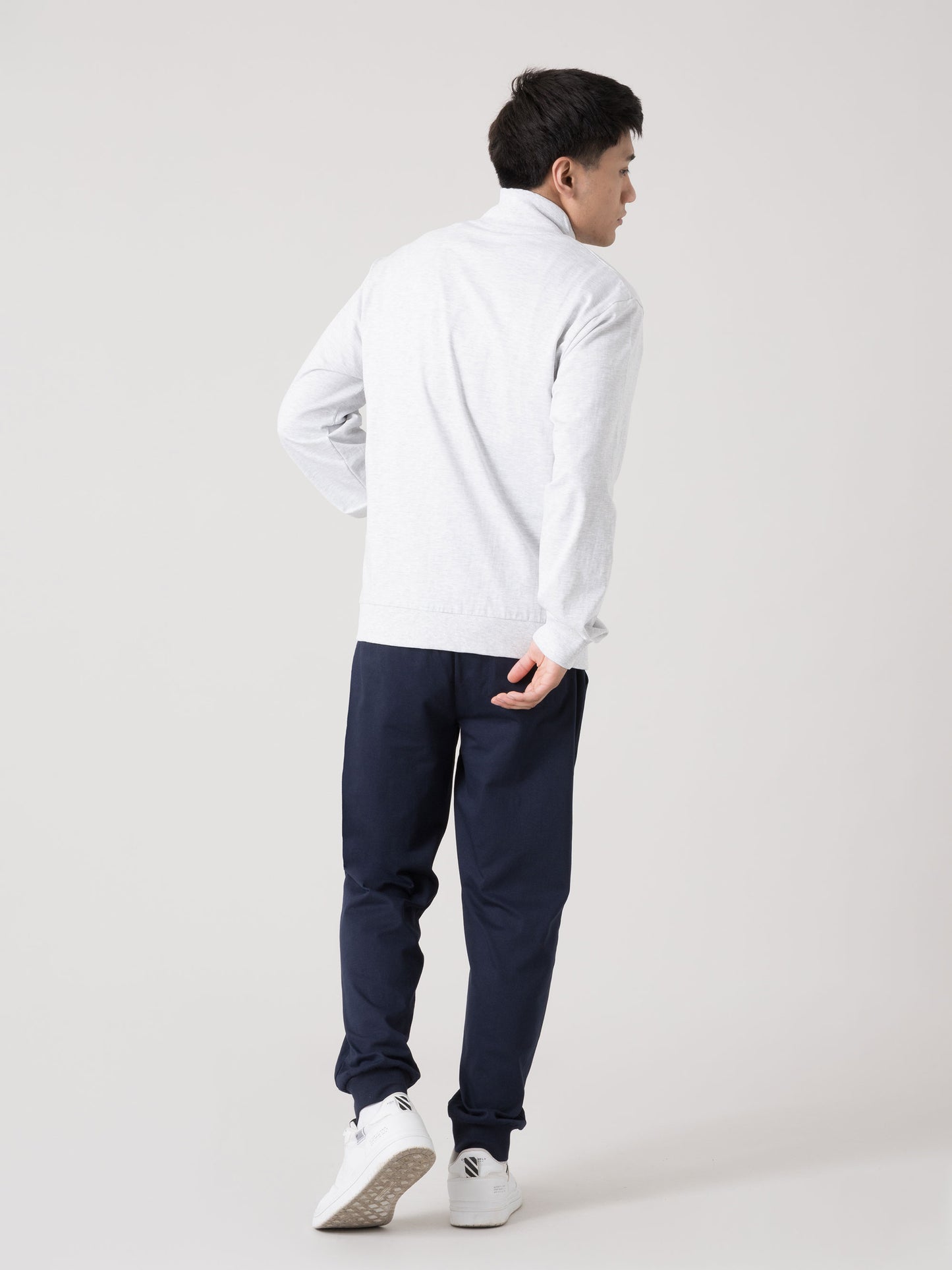 TUTA UOMO EVERLAST FULL ZIP IN JERSEY PESANTE CON PANTALONI JOGGER