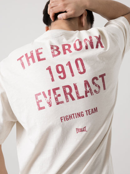 T-SHIRT UOMO EVERLAST BASIC SLUB JERSEY CON STAMPA SUL RETRO