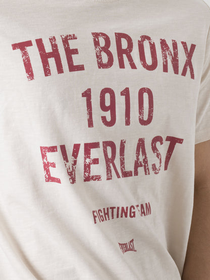 T-SHIRT UOMO EVERLAST SLUB JERSEY VINTAGE CON STAMPA FRONTALE