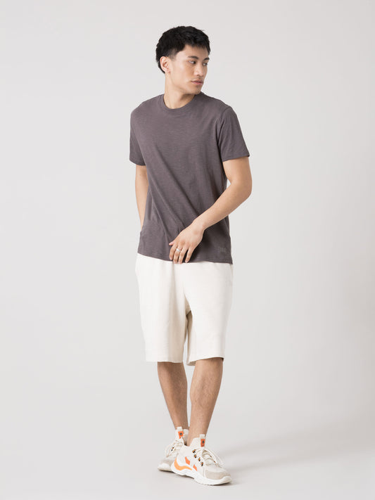 EVERLAST T-SHIRT UOMO BASIC SLUB JERSEY LEGGERA A MANICA CORTA VESTIBILITÀ REGOLARE