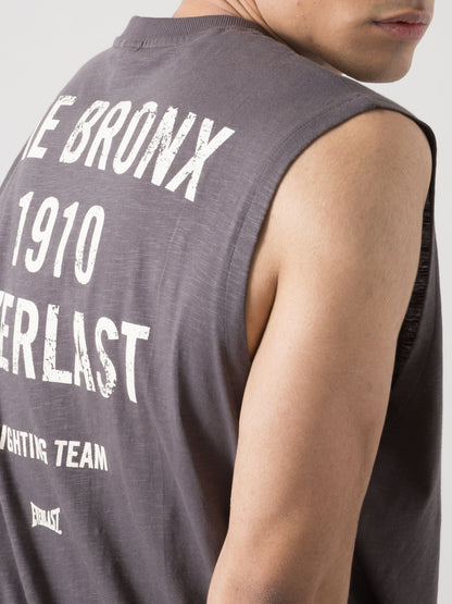 CANOTTA UOMO EVERLAST IN SLUB JERSEY LEGGERO CON STAMPA VINTAGE SUL RETRO