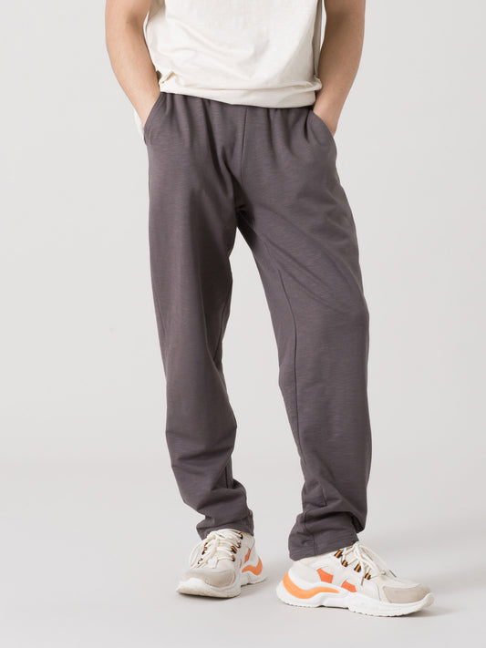 PANTALONE UOMO EVERLAST SLUB IN FELPA LEGGERA CON COULISSE E TASCHE