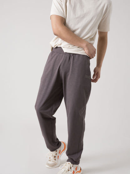 PANTALONE UOMO EVERLAST SLUB IN FELPA LEGGERA CON COULISSE E TASCHE