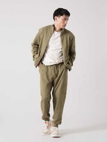 PANTALONI TUTA UOMO EVERLAST JOGGER CARGO CON TASCA LATERALE E COULISSE