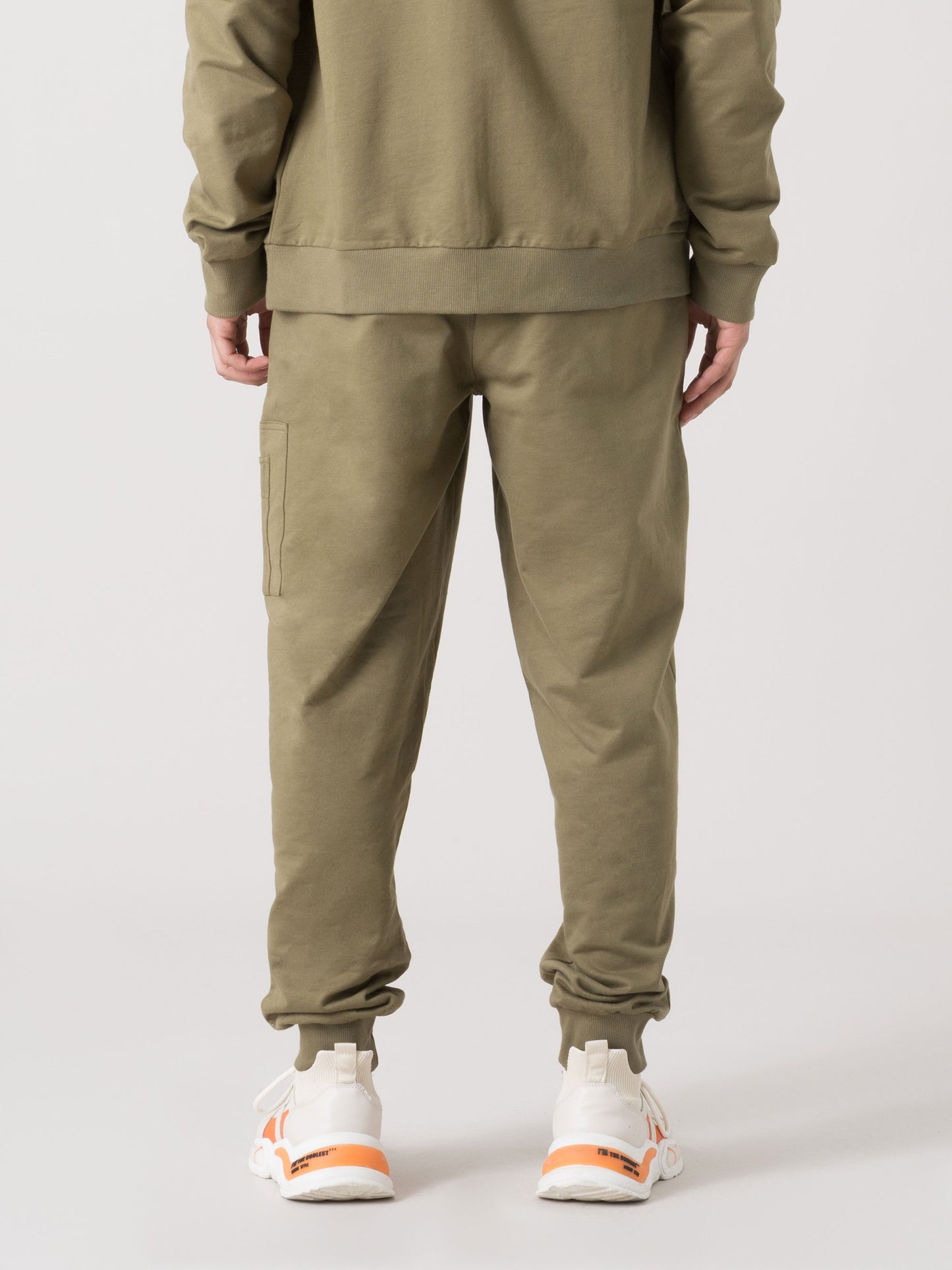 PANTALONI TUTA UOMO EVERLAST JOGGER CARGO CON TASCA LATERALE E COULISSE