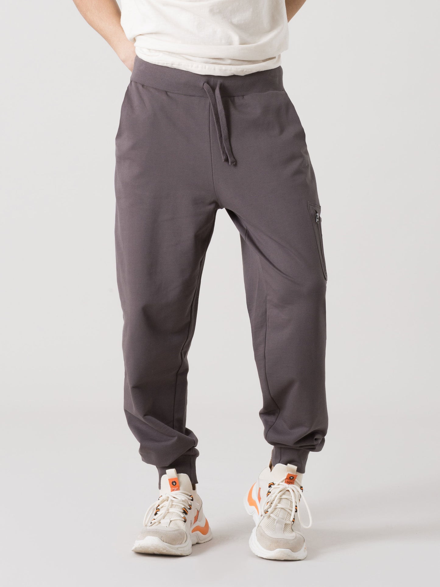 PANTALONI TUTA UOMO EVERLAST JOGGER CARGO CON TASCA LATERALE E COULISSE