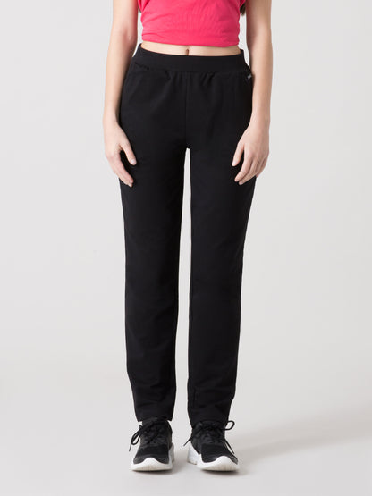 EVERLAST PANTALONE FELPA STRETCH DONNA CON VITA ELASTICIZZATA E TASCHE LATERALI