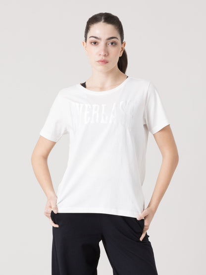 EVERLAST T-SHIRT DONNA IN MODAL JERSEY STRETCH CON LOGO FRONTALE