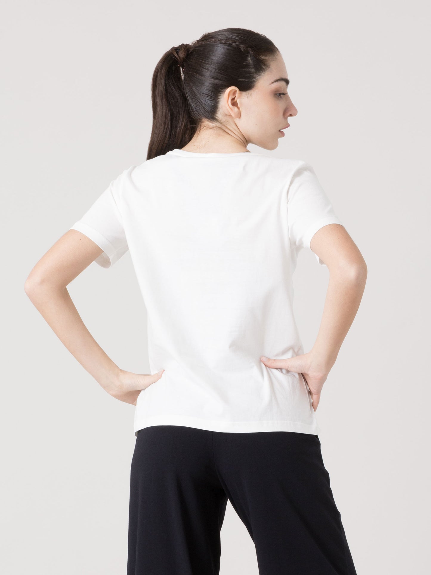 EVERLAST T-SHIRT DONNA IN MODAL JERSEY STRETCH CON LOGO FRONTALE