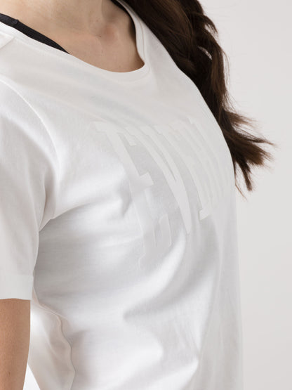 EVERLAST T-SHIRT DONNA IN MODAL JERSEY STRETCH CON LOGO FRONTALE