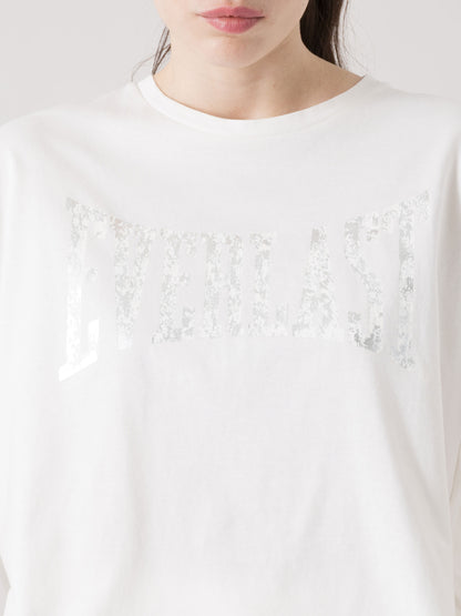 T-SHIRT DONNA EVERLAST LIGHT JERSEY CON LOGO FOIL