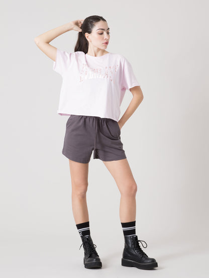 T-SHIRT DONNA EVERLAST LIGHT JERSEY CON LOGO FOIL