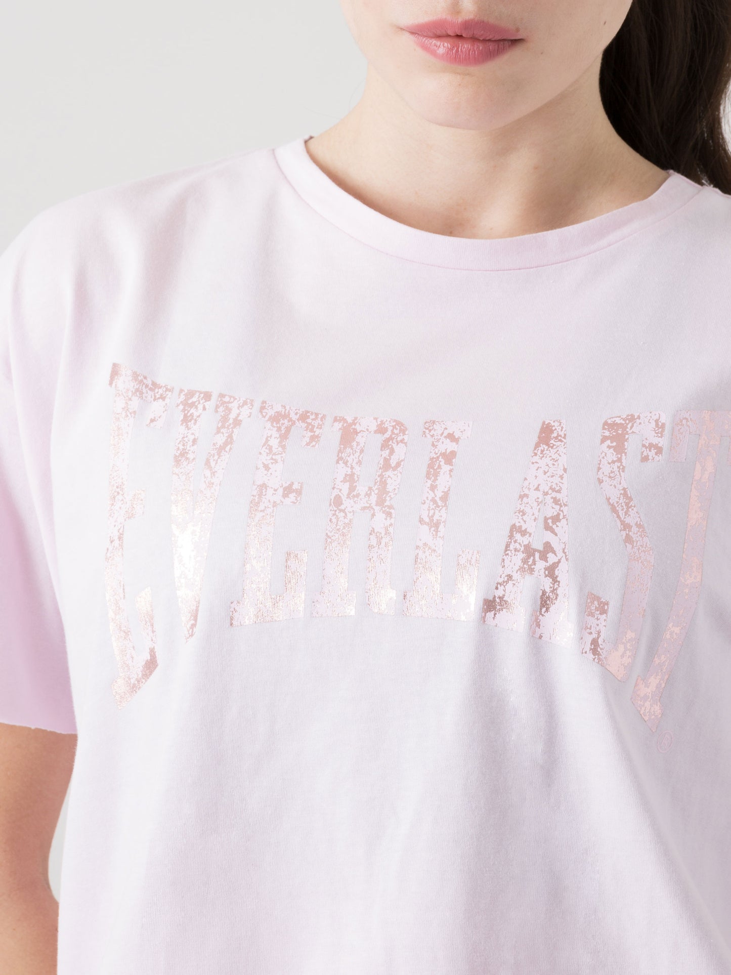 T-SHIRT DONNA EVERLAST LIGHT JERSEY CON LOGO FOIL