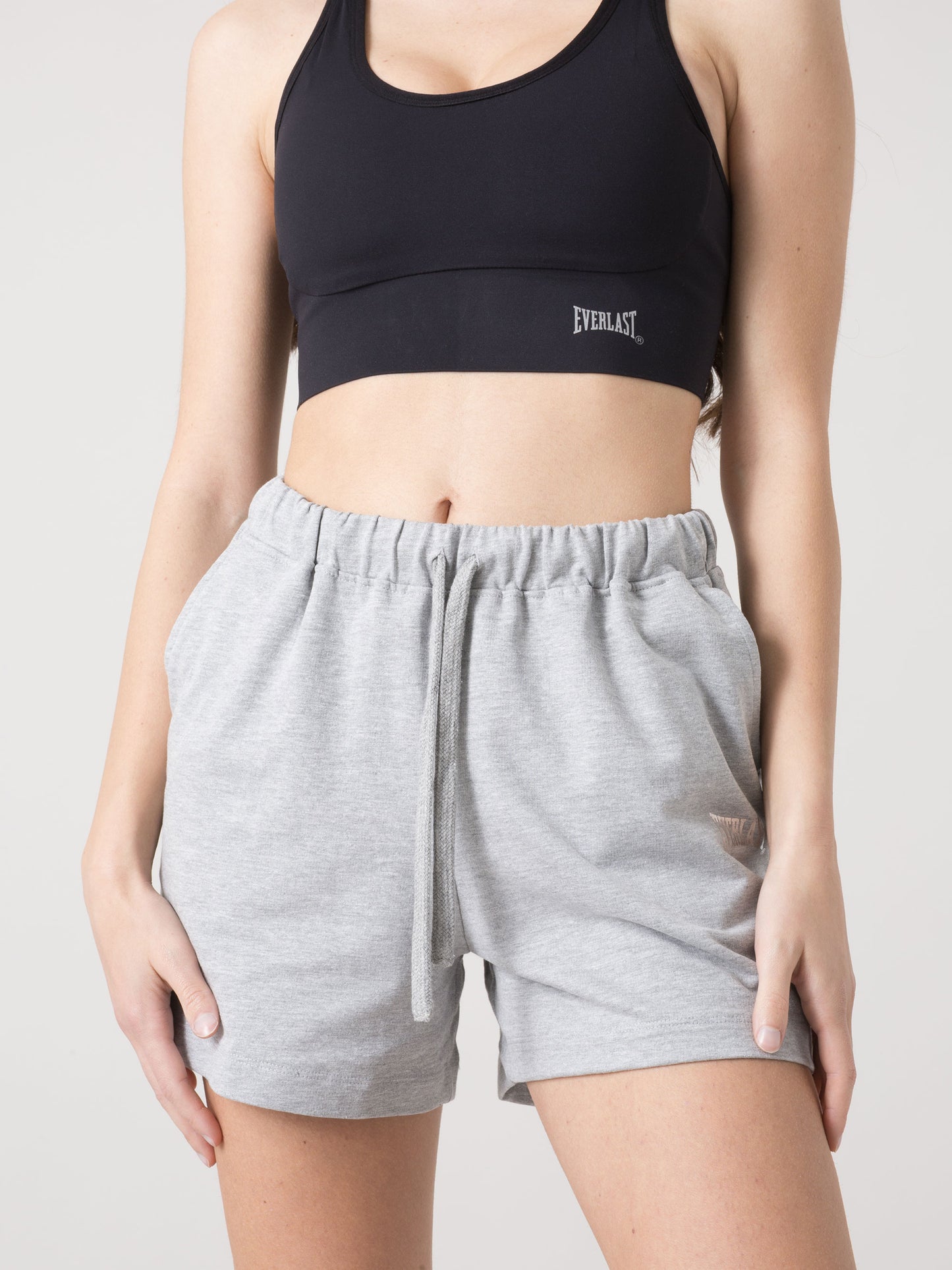SHORTS DONNA EVERLAST IN LIGHT JERSEY CON COULISSE REGOLABILE E TASCHE