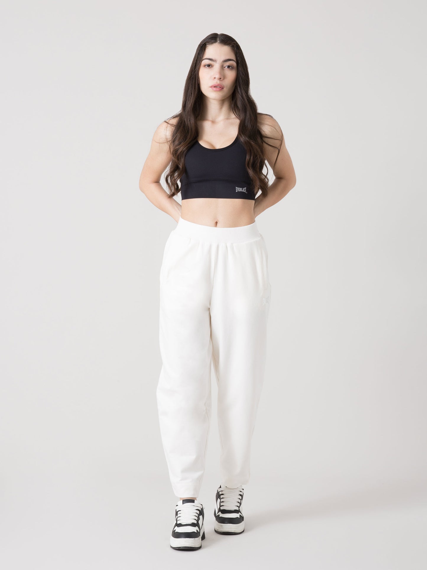 EVERLAST WOMEN'S BARREL SWEATPANTS UNBRUSHED WITH ELASTIC WAIST