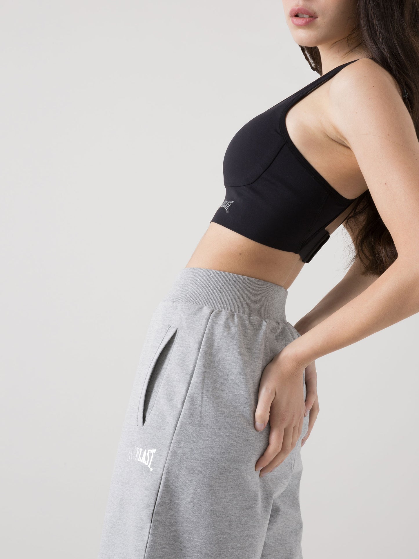 EVERLAST WOMEN'S BARREL SWEATPANTS UNBRUSHED WITH ELASTIC WAIST