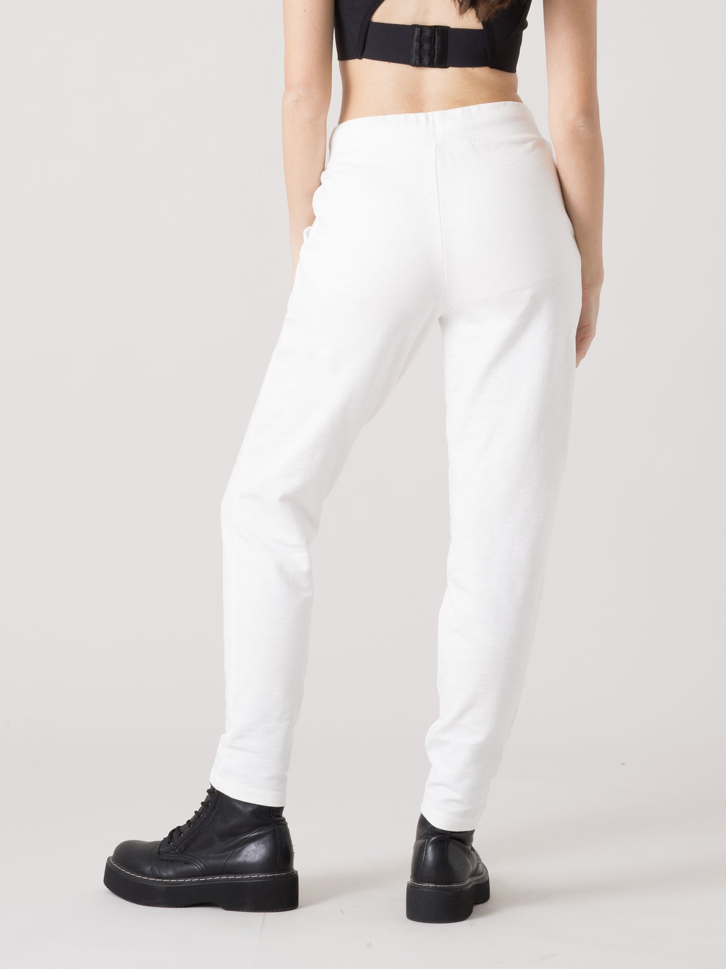 PANTALONE DONNA EVERLAST IN FELPA SLUB NON GARZATA CON COULISSE