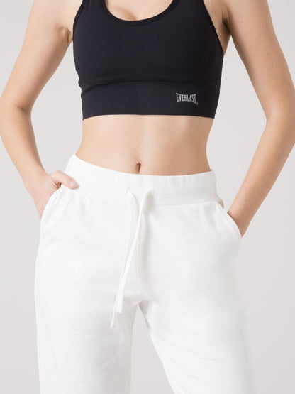PANTALONE DONNA EVERLAST IN FELPA SLUB NON GARZATA CON COULISSE