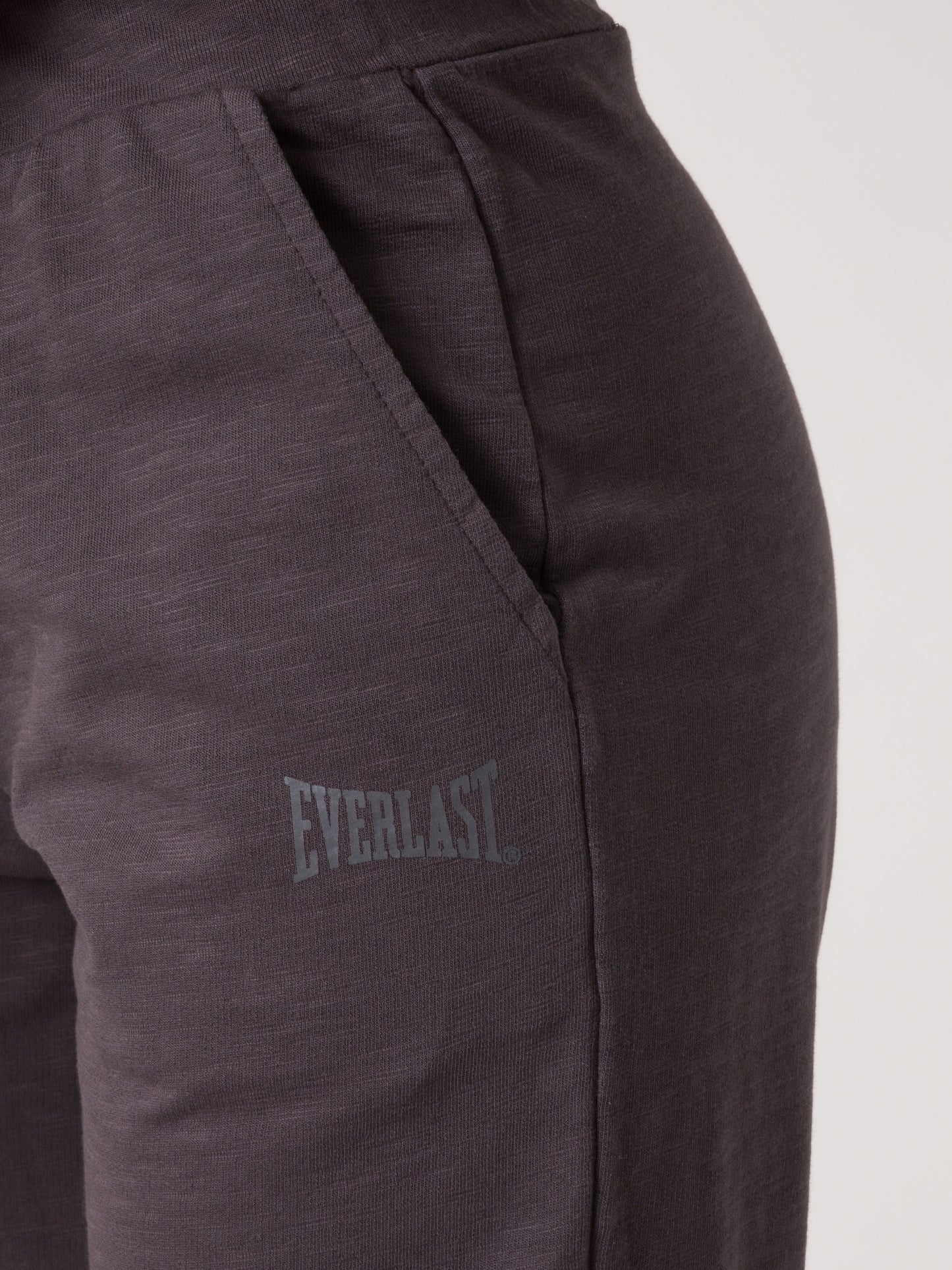 PANTALONE DONNA EVERLAST IN FELPA SLUB NON GARZATA CON COULISSE