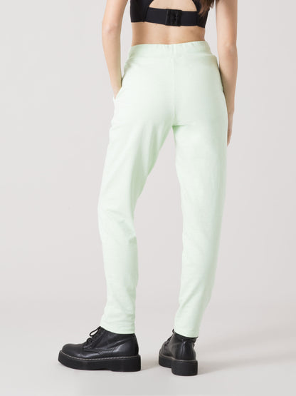 PANTALONE DONNA EVERLAST IN FELPA SLUB NON GARZATA CON COULISSE