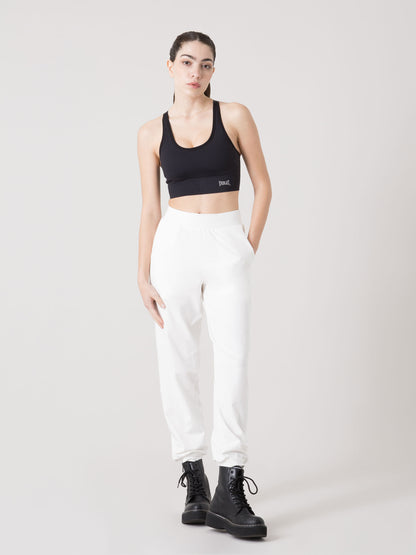 PANTALONE JOGGER DONNA EVERLAST IN JERSEY STRETCH DI COTONE MODAL CON FASCIA ELASTICA