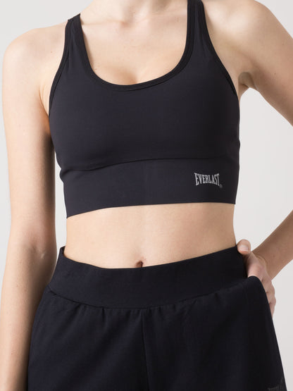 PANTALONE JOGGER DONNA EVERLAST IN JERSEY STRETCH DI COTONE MODAL CON FASCIA ELASTICA