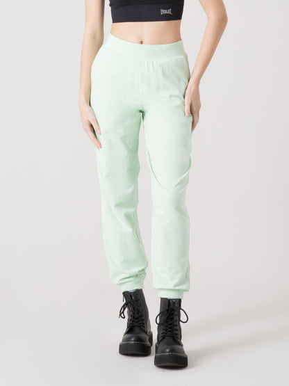 PANTALONE JOGGER DONNA EVERLAST IN JERSEY STRETCH DI COTONE MODAL CON FASCIA ELASTICA