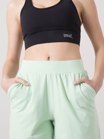 PANTALONE JOGGER DONNA EVERLAST IN JERSEY STRETCH DI COTONE MODAL CON FASCIA ELASTICA