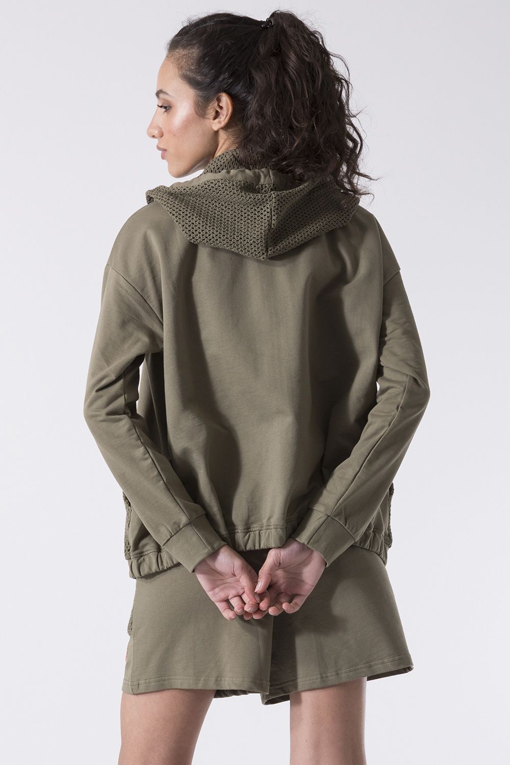 FELPA FULL ZIP CON CAPPUCCIO WANDERLUST