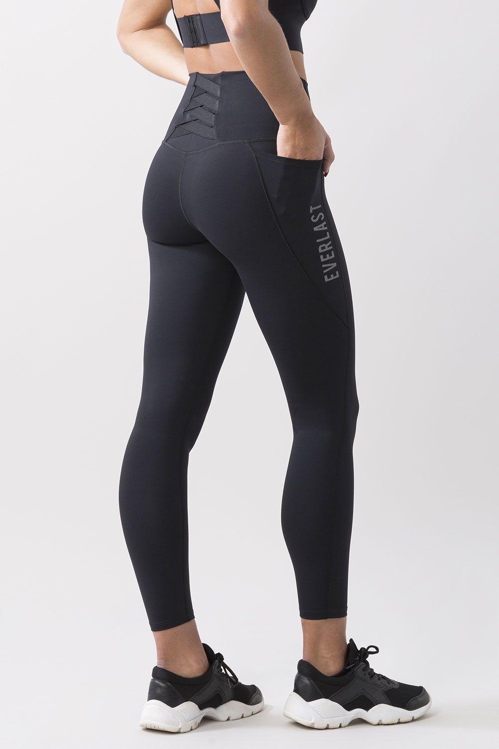 LEGGINGS FITNESS IN MICROFIBRA