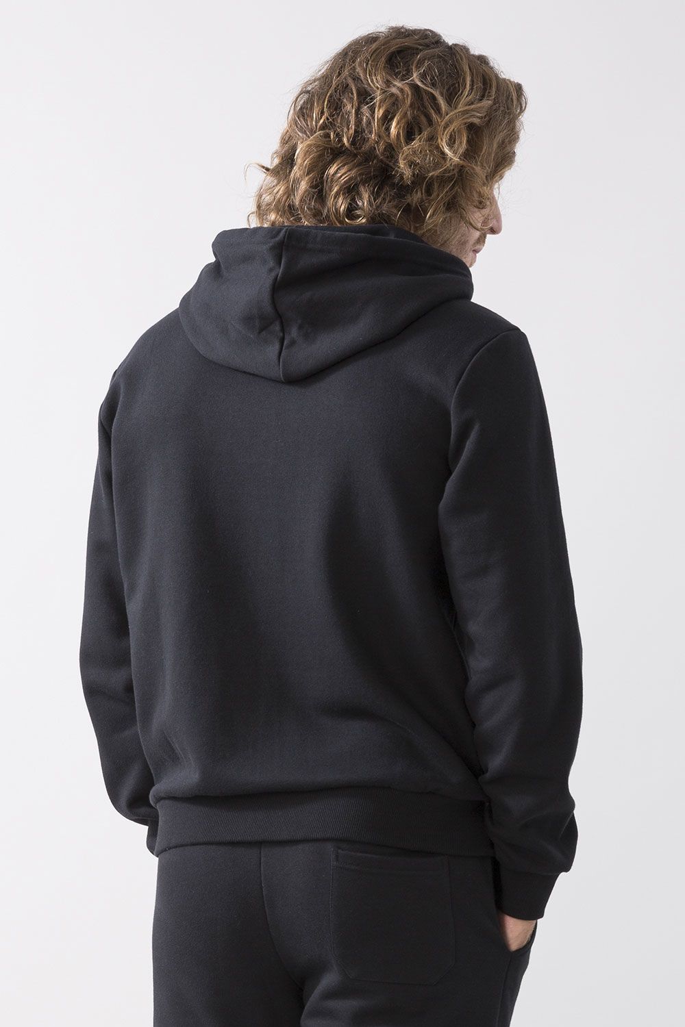 FELPA FULL ZIP CON CAPPUCCIO