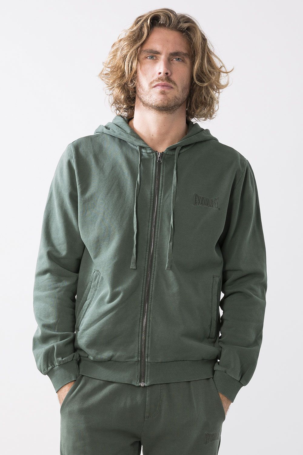 FELPA FULL ZIP CON CAPPUCCIO AUTHENTIC STYLE