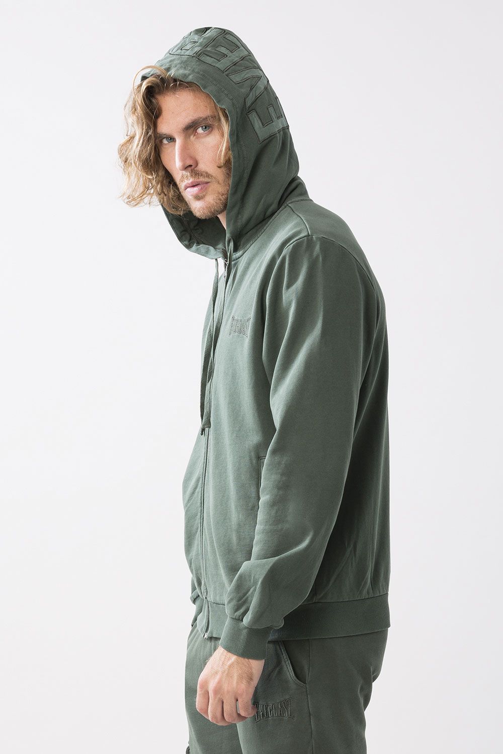 FELPA FULL ZIP CON CAPPUCCIO AUTHENTIC STYLE